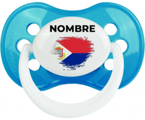 Sint Maarten pincel efecto bandera con nombre: Chupete anatómica