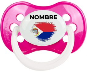 Sint Maarten pincel efecto bandera con nombre: Chupete anatómica
