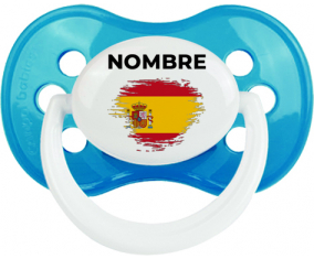 España cepilla la bandera del efecto con nombre: Chupete anatómica