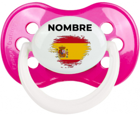 España cepilla la bandera del efecto con nombre: Chupete anatómica