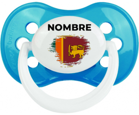 Sri Lanka Srilanka pincel efecto bandera con nombre: Chupete anatómica