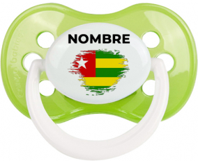 Togo pincel efecto bandera con nombre: Chupete anatómica