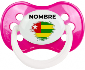 Togo pincel efecto bandera con nombre: Chupete anatómica