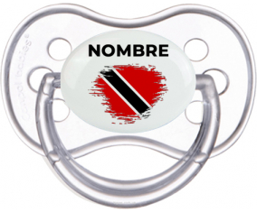 Bandera del efecto pincel de Trinidad y Tobago con nombre: Chupete anatómico