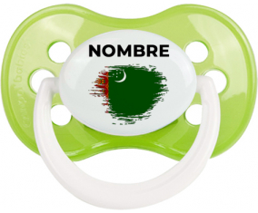 Bandera del efecto pincel turkmenistán con nombre: Chupete anatómica