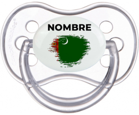 Bandera del efecto pincel turkmenistán con nombre: Chupete anatómica