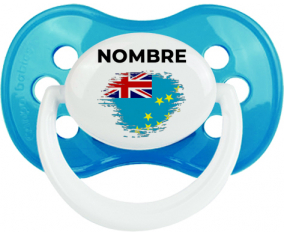 Bandera del efecto pincel Tuvalu con nombre: Chupete anatómica