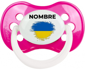 Ucrania cepilla la bandera del efecto con nombre: Chupete anatómica