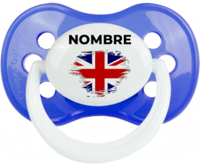 Bandera del efecto pincel del Reino Unido con nombre: Chupete anatómica