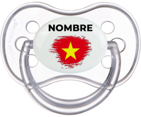 Efecto pincel de bandera Vietnam con nombre: Chupete anatómica