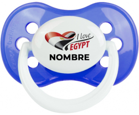 I love Egypt con nombre : Chupete Anatómica personnalisée
