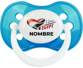 I love Egypt con nombre : Chupete Anatómica