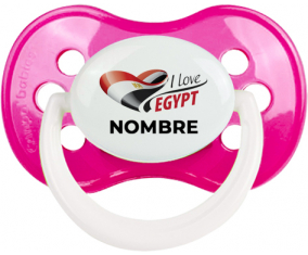 I love Egypt con nombre : Chupete Anatómica