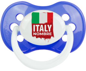 Bandera Italia con nombre: Chupete anatómica personnalisée