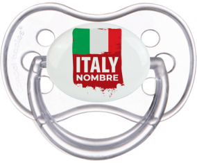 Bandera Italia con nombre: Chupete anatómica