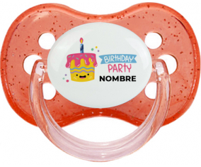 Estilo fiesta de cumpleaños 2 - nombre: Chupete Cereza