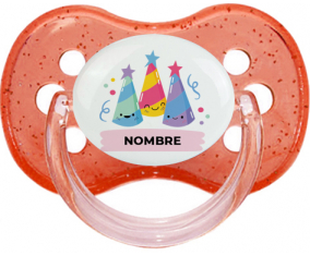 Chupete Birthday party style 3 - nombre de punta de cereza