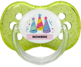 Chupete Birthday party style 3 - nombre de punta de cereza