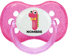 Chupete un año estilo aniversario 3 - primer nombre punta Cereza