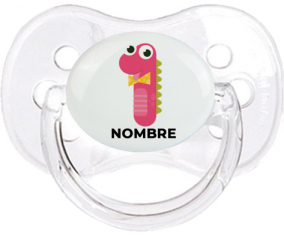 Chupete un año estilo aniversario 3 - primer nombre punta Cereza