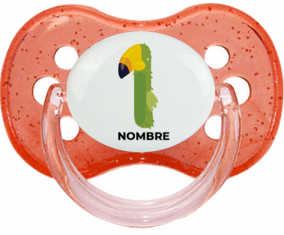 Chupete un año estilo aniversario 4 - primer nombre punta Cereza