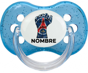 Chupete Fuerza Paris saint-germain + nombre Chupete Cereza personnalisée