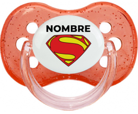 Chupete Superman - Primer nombre Tip Cereza