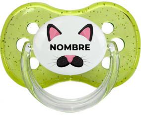 Gato rosa con nombre: Chupete Cereza