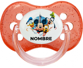 Disney Mickey Donald más bien y bingo diseño 1 con nombre: Chupete Cereza