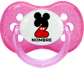 Disney Mickey Número 2 con nombre: Chupete Cereza