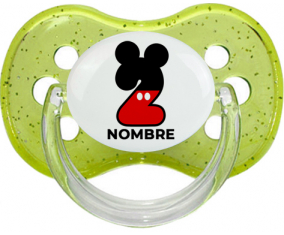 Disney Mickey Número 2 con nombre: Chupete Cereza