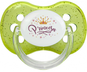Diseño de princesa estrella de la corona amarilla-2: Chupete cereza