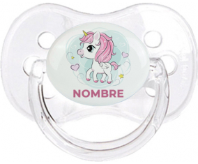 Pony rosa corazón con nombre: Chupete Cereza