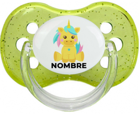 Diseño de unicornio-5 con nombre: Chupete Cereza