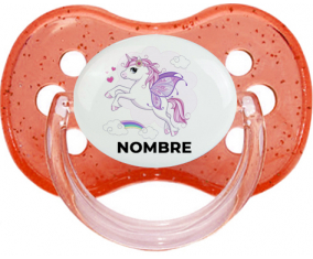 Diseño de unicornio-7 con nombre: Chupete Cereza