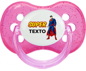 Superman con texto: Chupete Cereza