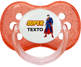 Superman con texto: Chupete Cereza