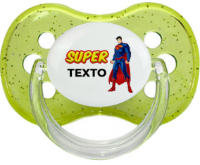 Superman con texto: Chupete Cereza