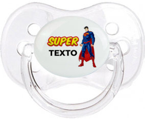 Superman con texto: Chupete Cereza