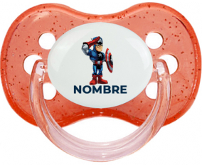 Diseño del Capitán América-2 con nombre: Chupete Cereza