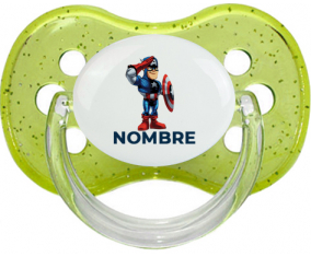 Diseño del Capitán América-2 con nombre: Chupete Cereza