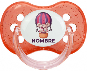 Funny Animals Globo y Oso con Nombre: Chupete Cereza