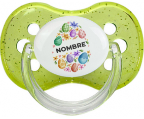 Diseño-1 Huevo de Pascua con nombre: Chupete Cereza