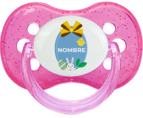 diseño-2 Huevo de Pascua con nombre: Chupete Cereza