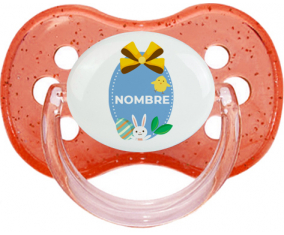 diseño-2 Huevo de Pascua con nombre: Chupete Cereza