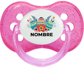 Diseño-5 Huevo de Pascua con nombre: Chupete Cereza