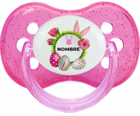 diseño-10 Huevo de Pascua con nombre: Chupete Cereza