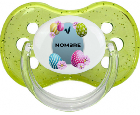 Diseño-12 Huevo de Pascua con Nombre: Chupete Cereza