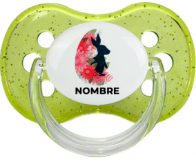 Diseño-15 Huevo de Pascua con nombre: Chupete Cereza