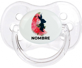 Diseño-15 Huevo de Pascua con nombre: Chupete Cereza